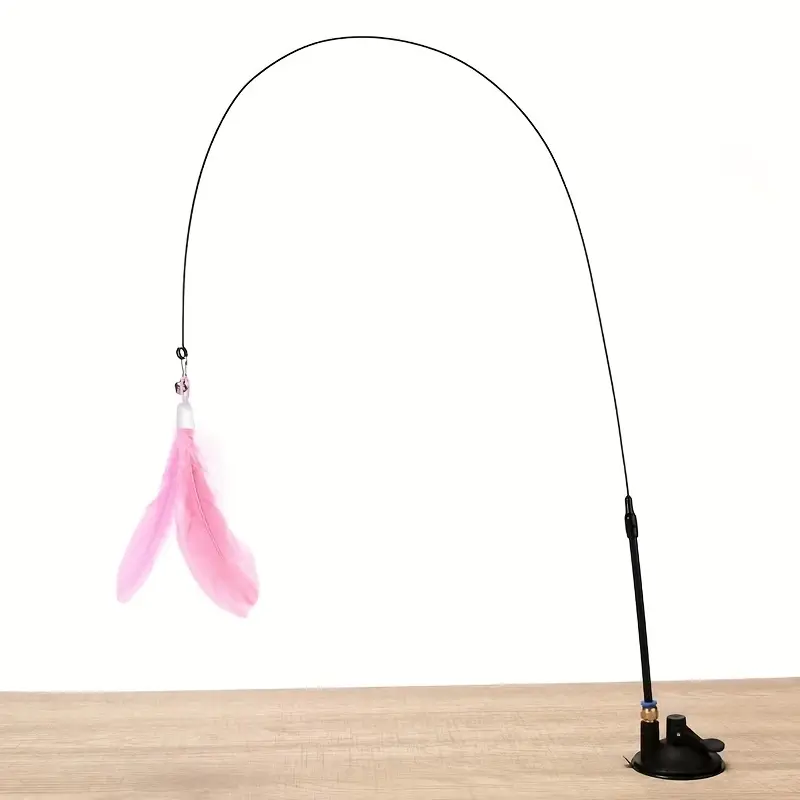 Interactive Cat Teaser Toy with Feather and Bell - PetAura