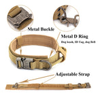 Tactical Dog Harness with Leash and Pouches - PetAura
