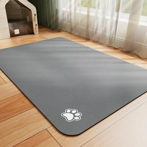 Absorbent Pet Feeding Mat - Non-Slip & Easy Clean for Dogs and Cats