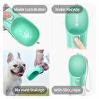 Portable Dog Water Bottle - Leakproof Travel Pet Dispenser