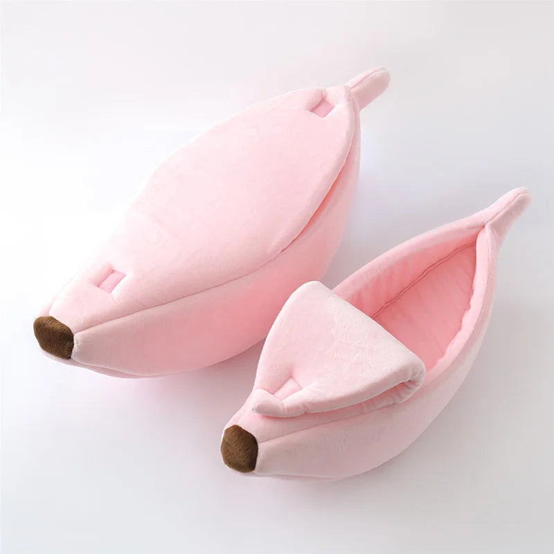 Banana Cat Bed - PetAura