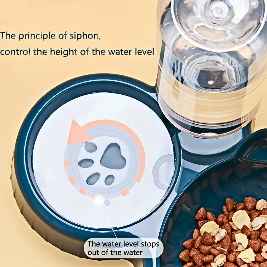 Cat Feeding Set with Water Feeder - PetAura