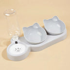 Cat Feeding Set with Water Feeder - PetAura