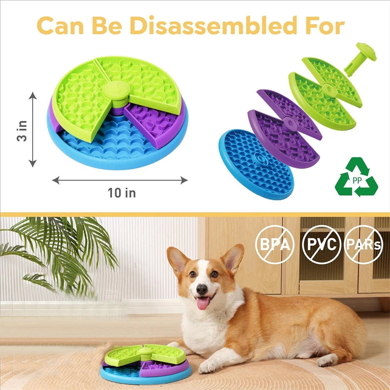 Interactive Dog Puzzle Slow Feeder Bowl - PetAura
