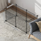 Dog cage Wire mesh fence indoor teddy animal escape barrier