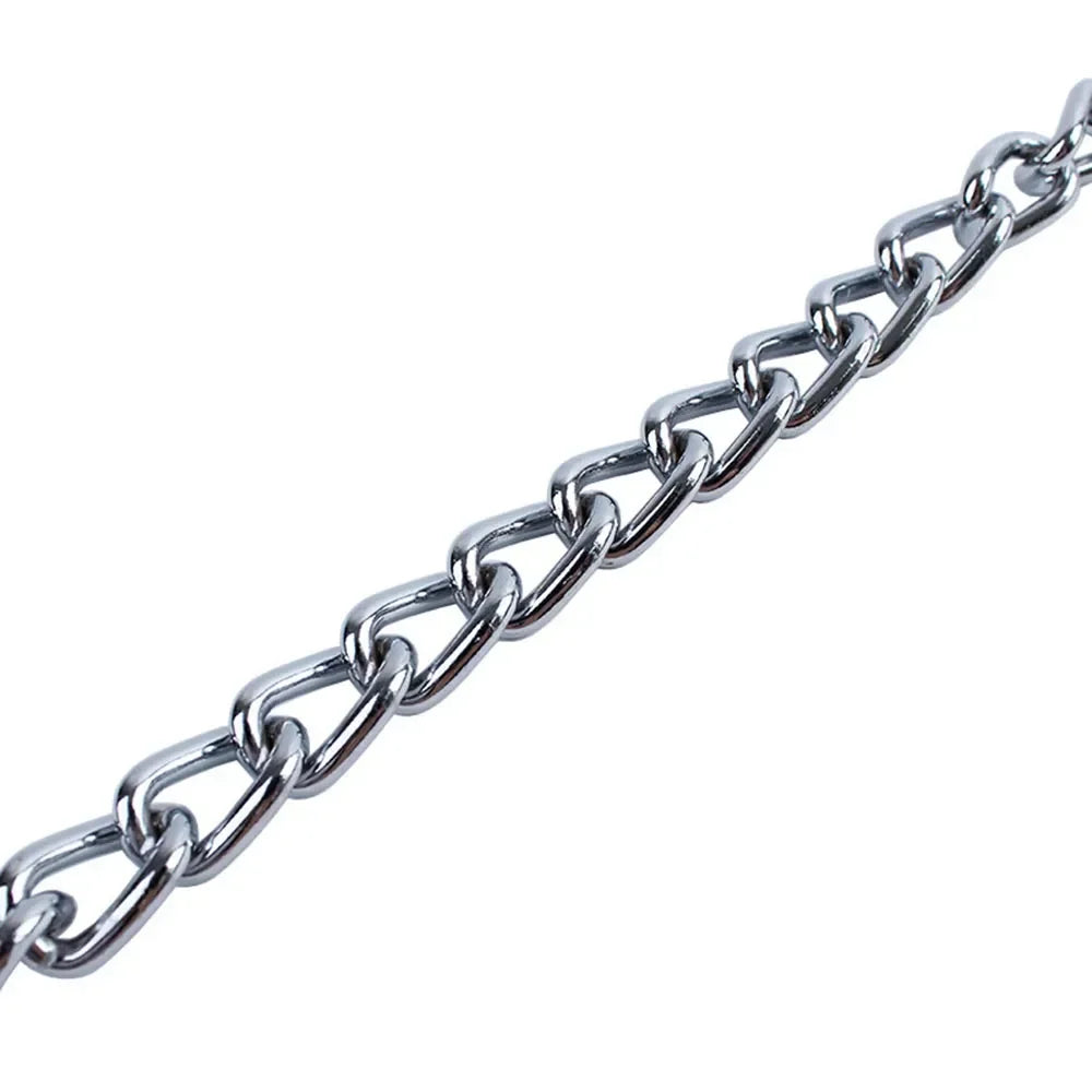 Stainless Steel Snake Chain Dog Collar - Adjustable Training Collar - PetAura