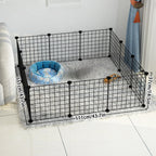 Dog cage Wire mesh fence indoor teddy animal escape barrier