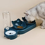 Cat Feeding Set with Water Feeder - PetAura