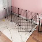 Dog cage Wire mesh fence indoor teddy animal escape barrier