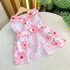 Cute Princess Dog Dress with Bow for Small Pets - PetAura
