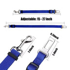 Adjustable Dog Car Seat Belt - PetAura Safety Harness