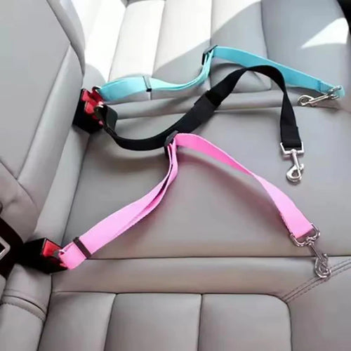 Adjustable Dog Car Seat Belt - PetAura Safety Harness