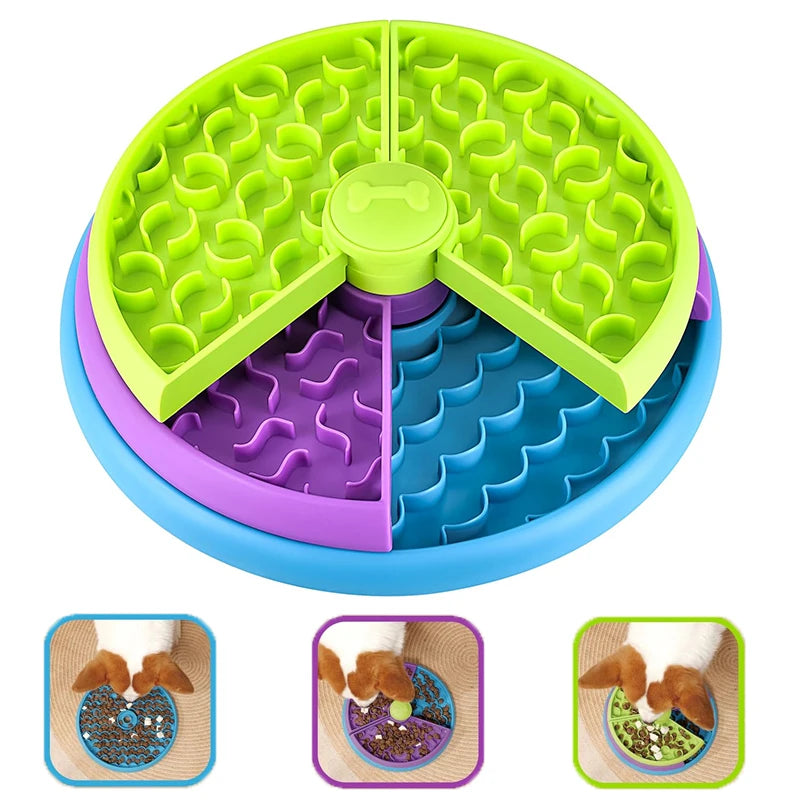 Interactive Dog Puzzle Slow Feeder Bowl - PetAura