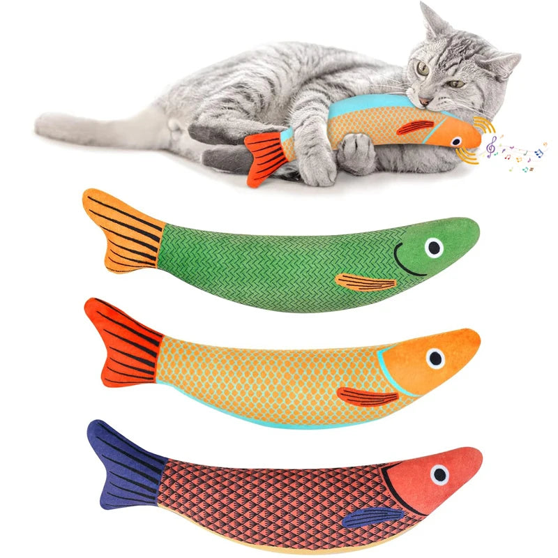 Catnip Fish Toy for Cats - PetAura