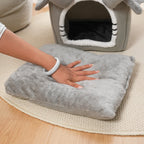 Cozy Gray Cat House - PetAura