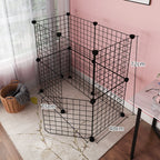 Dog cage Wire mesh fence indoor teddy animal escape barrier
