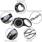Durable Nylon Retractable Dog Leash for Large Dogs - PetAura