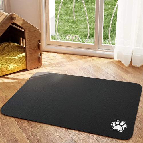 Absorbent Pet Feeding Mat - Non-Slip & Easy Clean for Dogs and Cats
