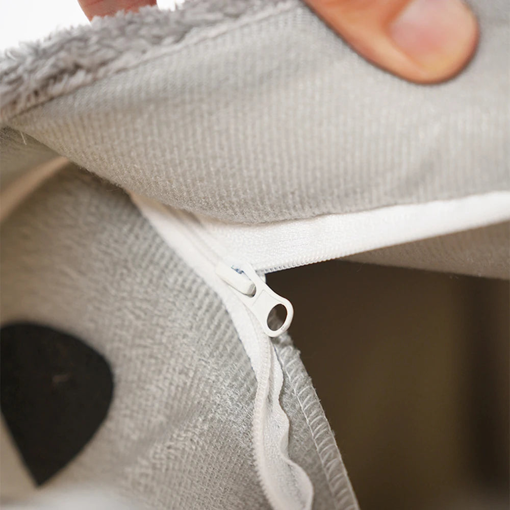 Cozy Gray Cat House - PetAura