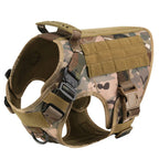 Tactical Dog Harness with Leash and Pouches - PetAura
