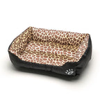 Large Dog Bed Square Plush Cat Nest Kennel All Season Washable Dog Sofa Waterproof Mattress Cat Bed for Medium Dogs Accessories