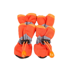 4pcs/set Waterproof Pet Dog Shoes  Anti-slip Rain Boots Footwear for Small Cats Dogs Puppy Dog Pet Booties Pet Paw Accessories