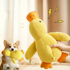Plush Duck Toy for Dogs - Bite Resistant & Sound Relief